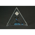 Lucite Triangle Embedment Award (4"x7/8")